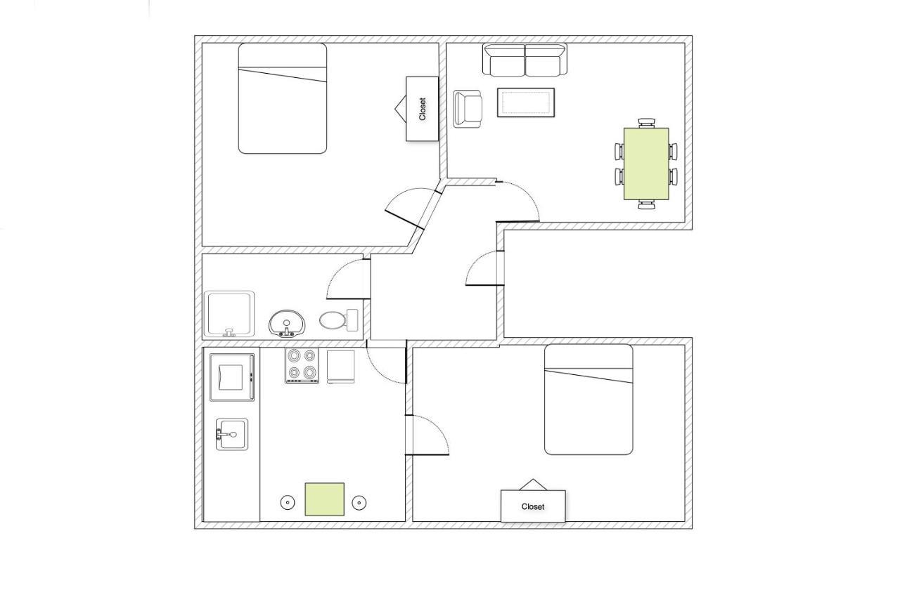 Sanders Lake - Pleasant Two-Bedroom Apartment In Downtown Copenhagen Exterior photo